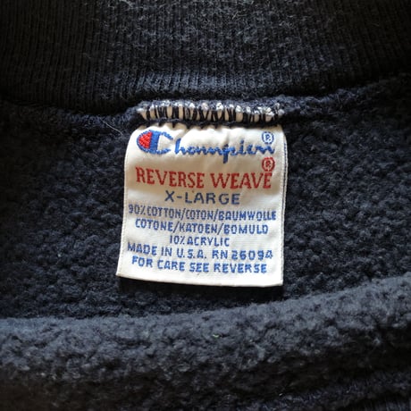 90'sUSA製LAWRENCE UNIVERSITYチャンピオンリバースウィーブXL