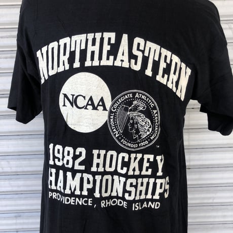 Champion 5段プリントT 1982 HOCKEY CHAMPIONSIPS