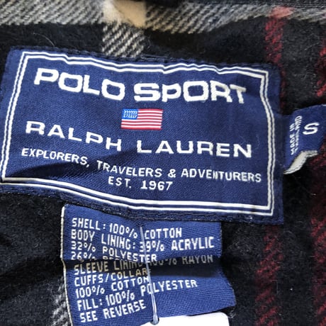 POLO SPORT 中綿入りハンティングジャケット