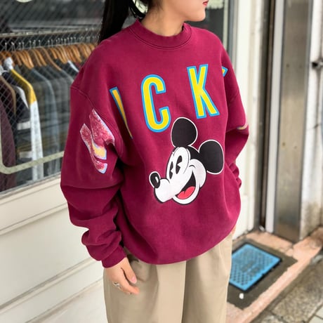 MICKEYプリントスウェット