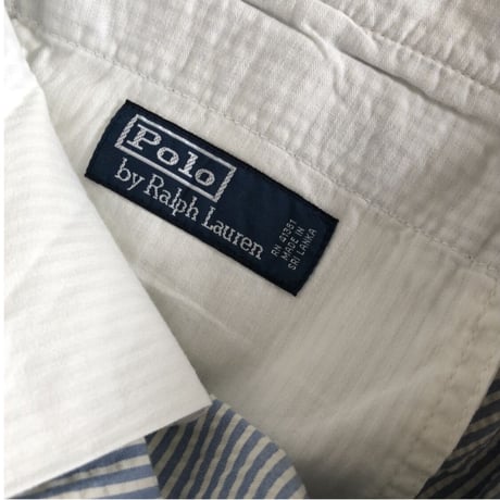 未使用Polo by Ralph Lauren シアサッカーストライプパンツ W36×L32