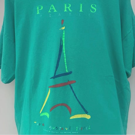 PARIS FRANCE エッフェル塔Tシャツ