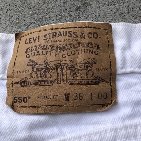 USA製 Levi's 550 RELAXED FIT デニムショーツW36