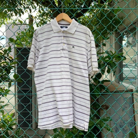 Burberryマルチボーダーポロシャツ