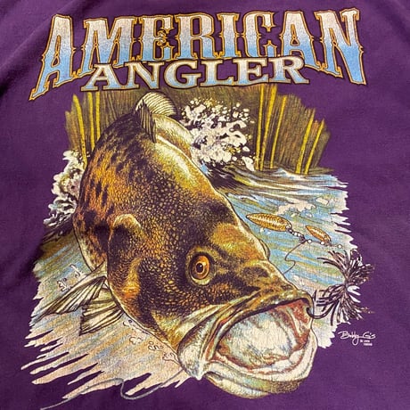 USA製釣りTシャツ