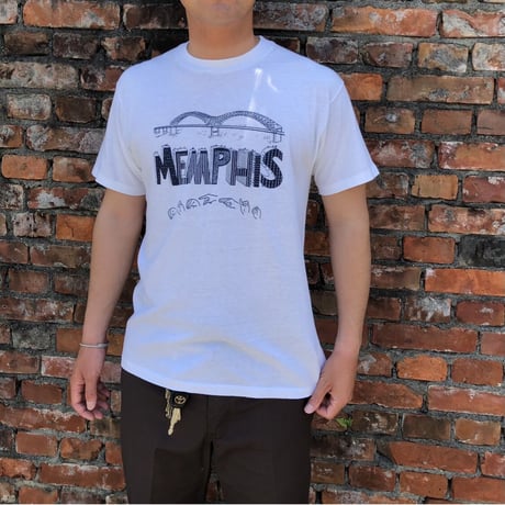 80's MEMPHIS プリントTシャツ L