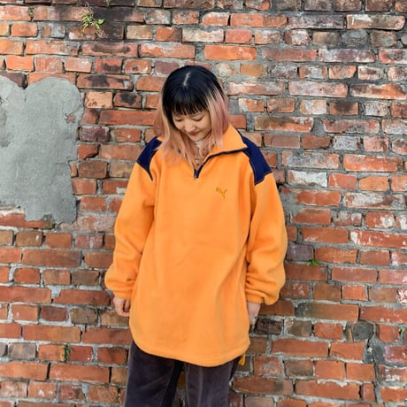 pumaハーフジップフリース
