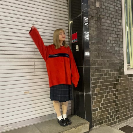 GAP Vネックフリースプルオーバー