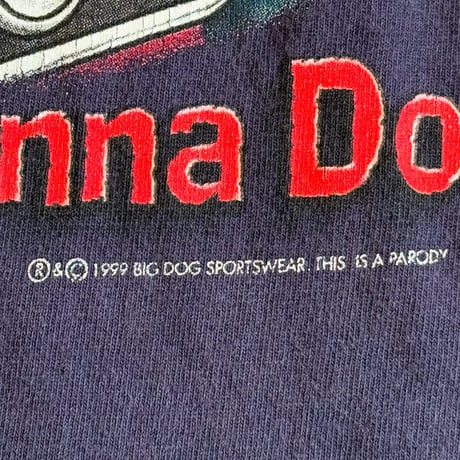 90s USA製 BIG DOGs バックプリントTシャツ