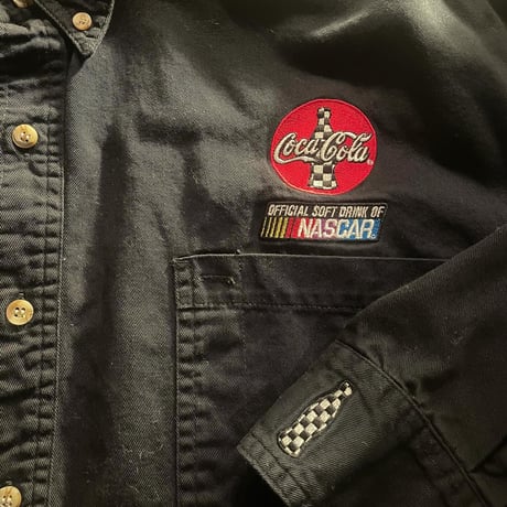 NASCAR Coca-Cola 刺繍シャツ