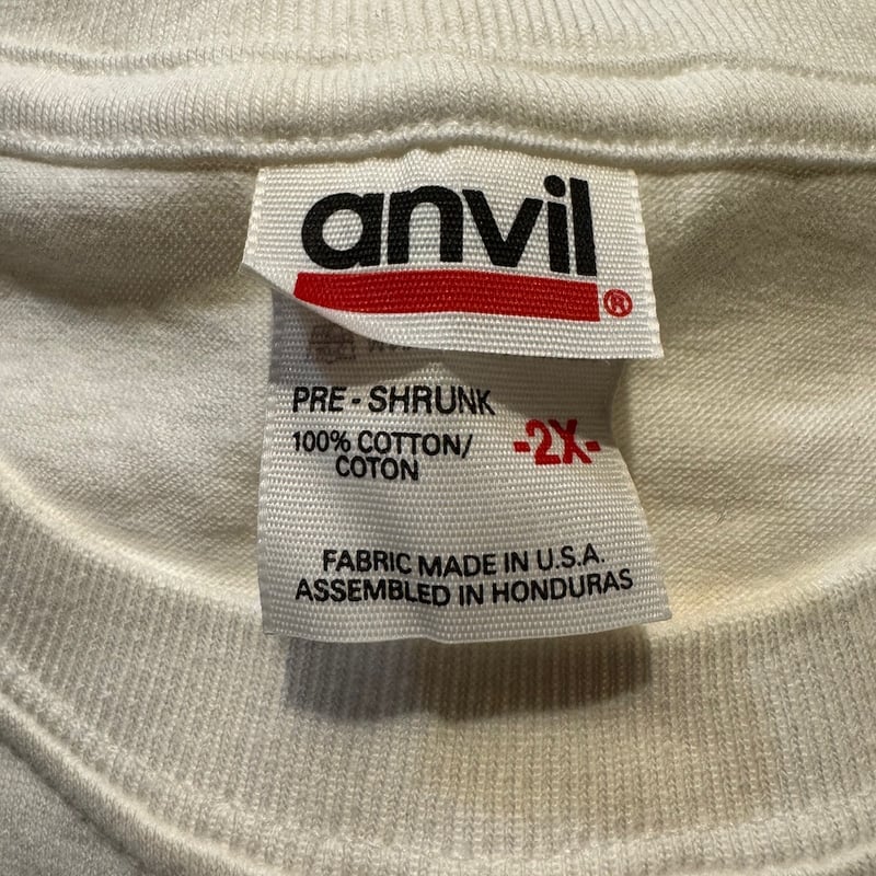 90's〜 anvil無地T デッドストック | CUSTOM FEVER