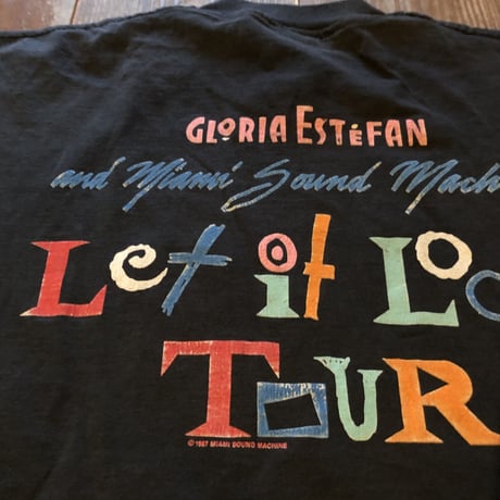 ©︎1987 MIAMI SOUND MACHINE ツアーTシャツ