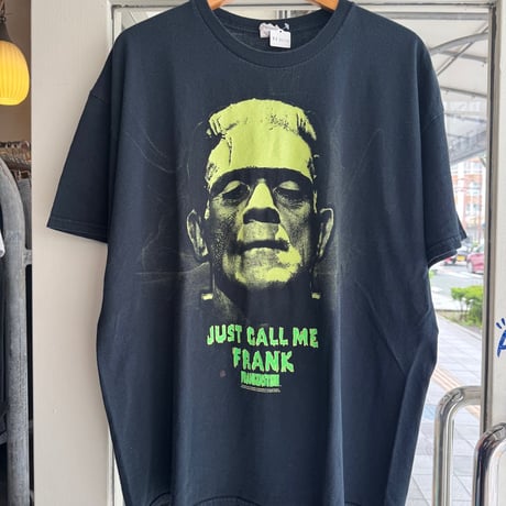 00's FRANKENSTEIN 蓄光プリントTシャツ XL