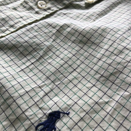 Ralph Lauren 半袖チェックシャツ 〝BLAKE〟XL