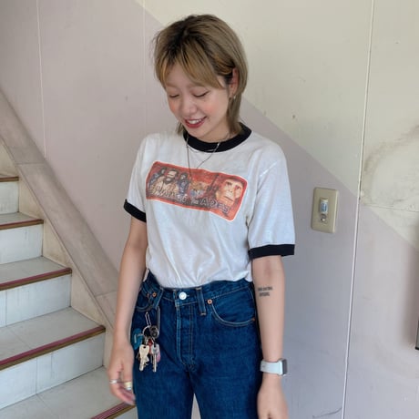 USA製“猿の惑星”リンガーTシャツ