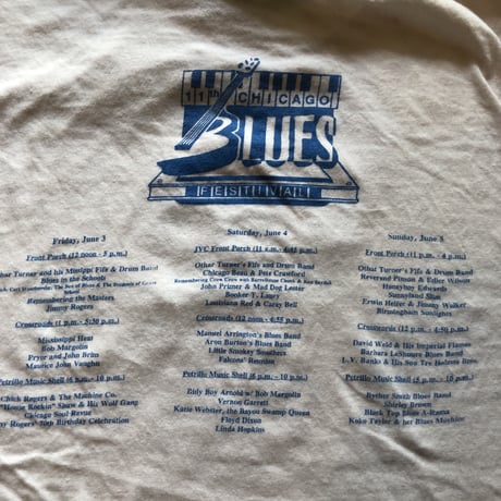 BLUES FES Tシャツ