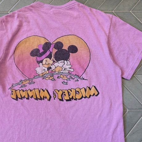 ミッキー&ミニー 両面プリントTシャツ