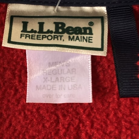 USA製 L.L.Bean フルジップフリースジャケット