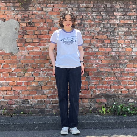 80年代〝TITANIC〟ビンテージリンガーTシャツ L