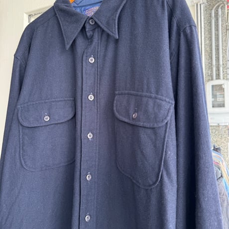 〜80's USA製 PENDLETON ウールシャツ XL