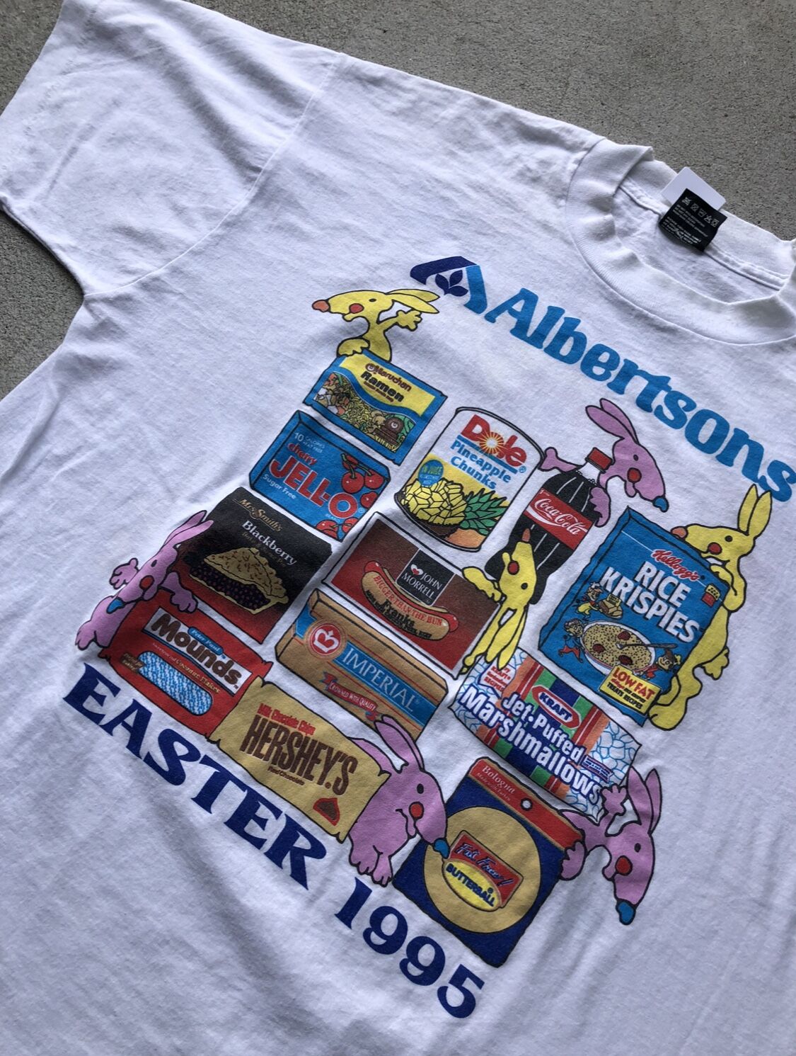 90's USA製 AlbertsonsプリントTシャツ | CUSTOM FEVER