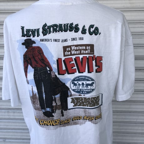 90'sUSA製Levi's プリントTシャツ