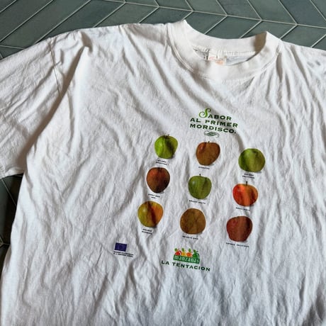 〜90s シングルステッチりんごTシャツ