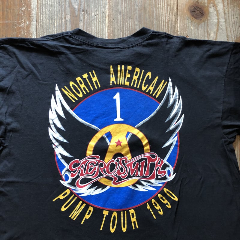 90s Aerosmith エアロスミス ヴィンテージTシャツ ダメージあり