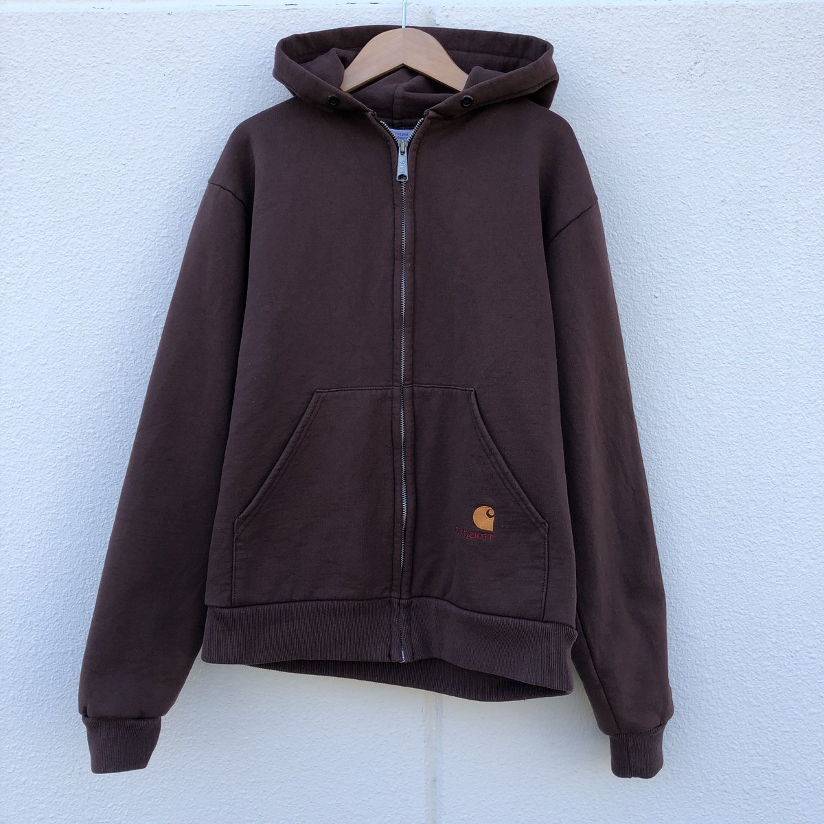 90s CARHARTT カーハート 裏サーマル ジップフーディー