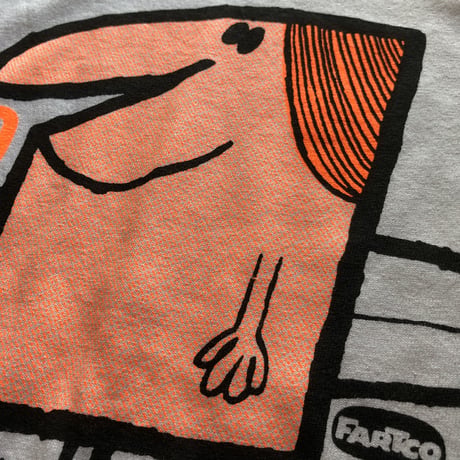 FARTCO プリントTシャツ  SURF NAKED
