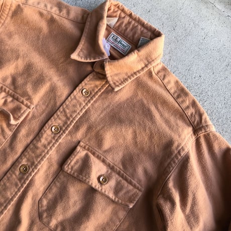 〜80'sUSA製 L.L.Bean シャモアクロスシャツ