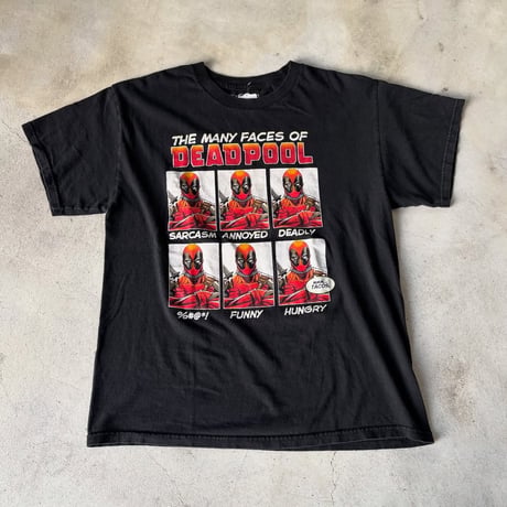デッドプール 表情Tシャツ