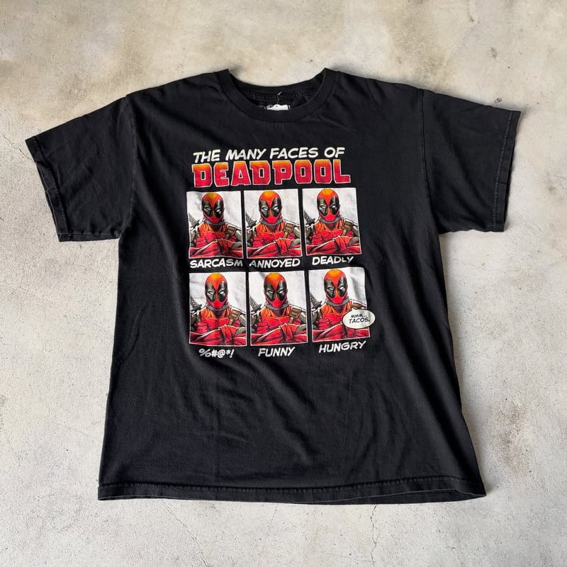 デッドプール 表情Tシャツ | CUSTOM FEVER