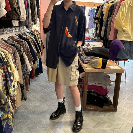マルチヨット柄シャツ