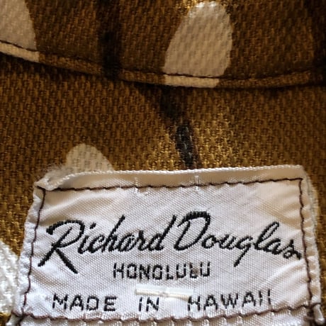 〜70's Richard Douglas ハワイアンシャツ