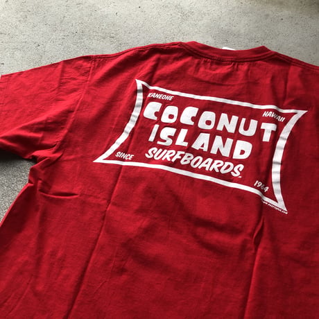 COCONUT ISLAND SURFBOARDS プリントTシャツ