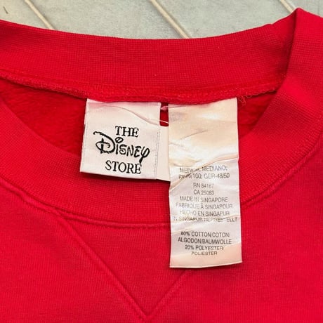 90s Disneyキャラ刺繍スウェット