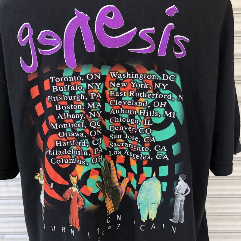 genesis ジェネシス 80sツアーtシャツ バンドtシャツ ヴィンテージ USA製-