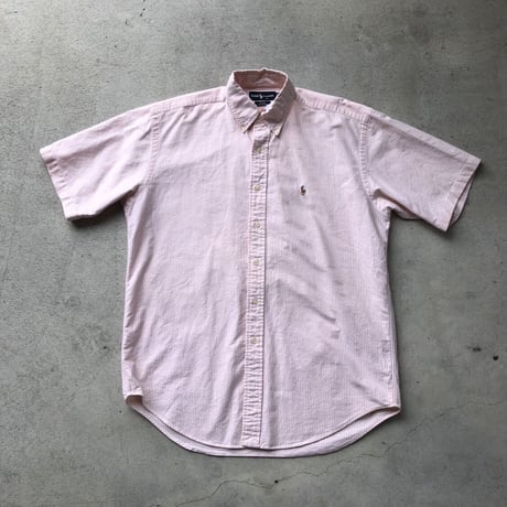 Ralph Lauren 半袖ストライプシャツ 〝BLAKE〟M