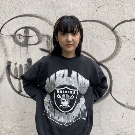 〜90's OAKLAND RAIDERS プリントスウェット