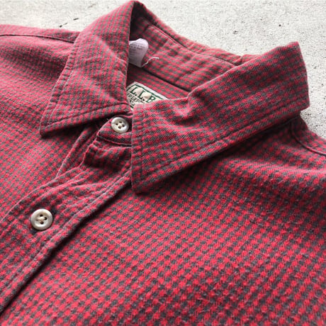 〜80'sUSA製 L.L.Beanチェックシャツ