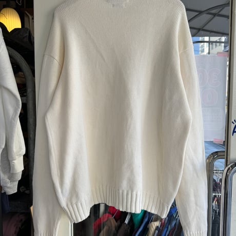 POLO コットンニットセーター  XL