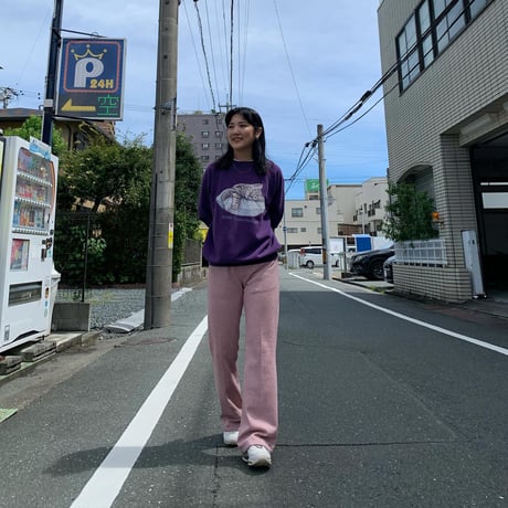 ねこちゃんラグランスウェット