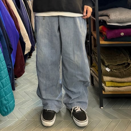 リメイクパンツ ヒッコリーデザイン