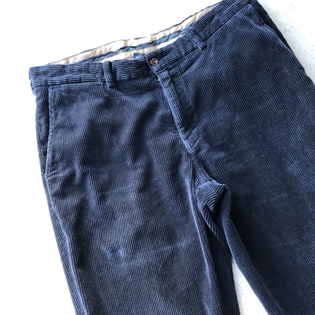 POLO RALPHLAUREN 太畝コーデュロイパンツW36×L30  ネイビー