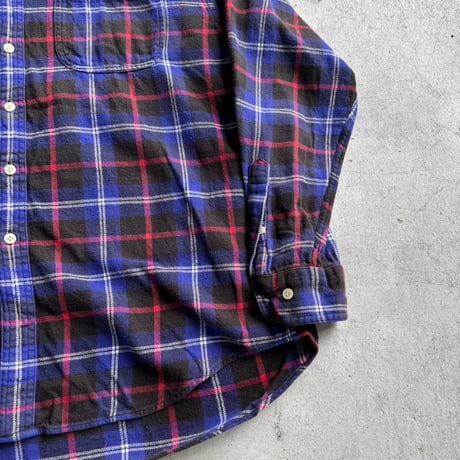 90s GAP チェック柄ライトネルシャツ
