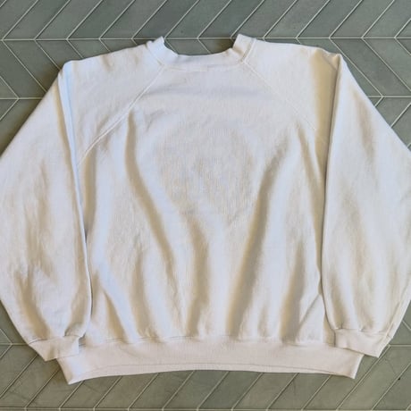 90s USA製 猫ちゃんラグランスウェット