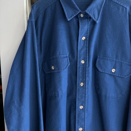 80's WOOLRICH長袖シャモアシャツ  XL