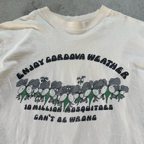 80s HanesモスキートTシャツ