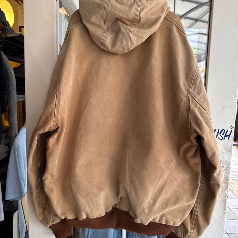 Carhartt アクティブジャケット 2XL usa製　希少✨　お値下げ⭕️ carhartt アクティブジャケット希少USA 製ブラック黒XL